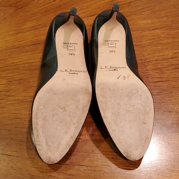 L.K. Bennett charcoal heels - Picture 7 of 8